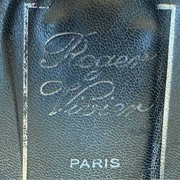 ROGER VIVIER Maroon/Burgundy Suede Leather Wedge/Pump Size 8(38) Designer - Picture 11 of 11